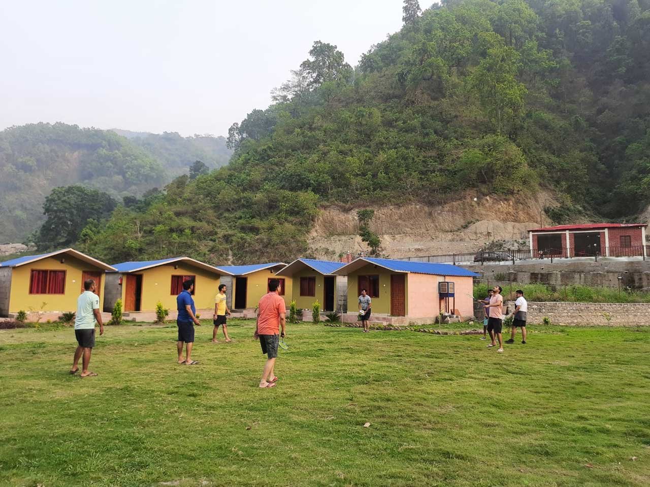 Outdoor Games at Camping In Rishikesh